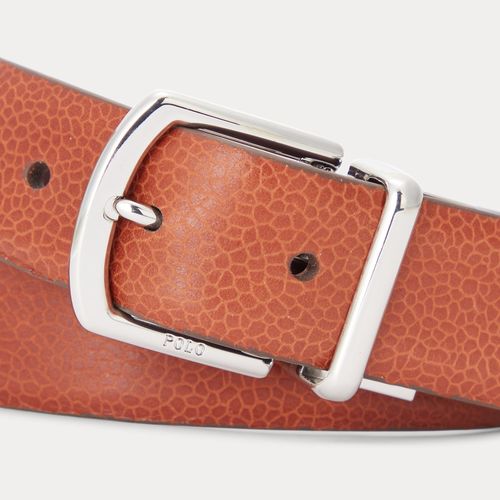 Ceinture en cuir grainé réversible - Polo Ralph Lauren - Modalova