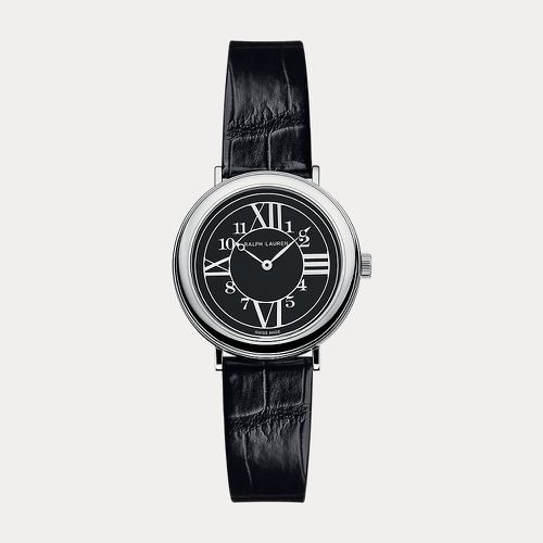 MM en acier cadran noir - Ralph Lauren - Modalova