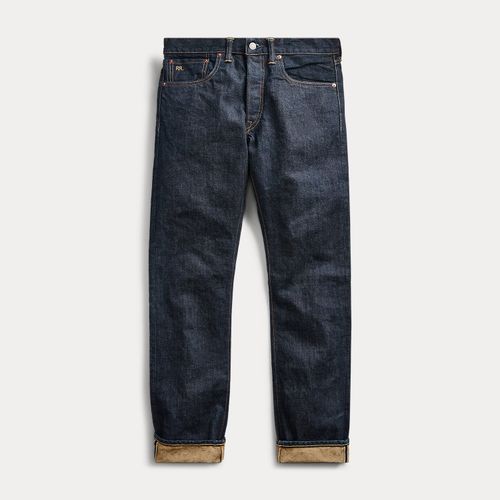 Jean Slim Fit selvedge à délavé unique - RRL - Modalova