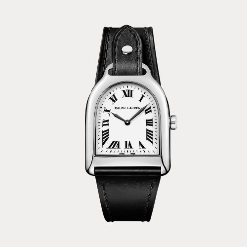 Montre moyenne Stirrup à cadran blanc - Ralph Lauren - Modalova