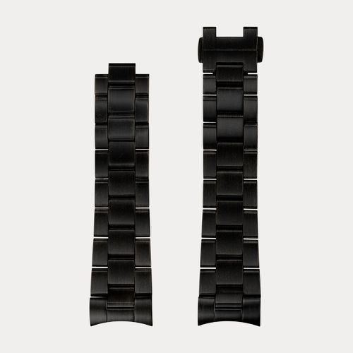 Bracelet en acier vieilli noir 39 MM - Ralph Lauren - Modalova