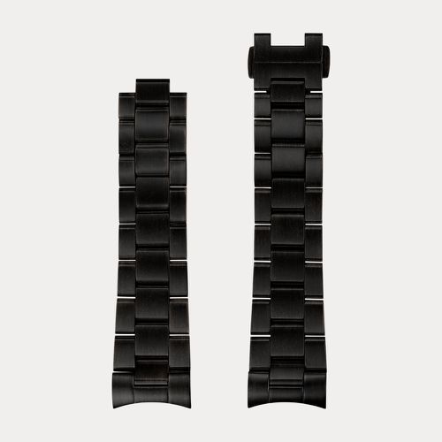 Bracelet en acier vieilli noir 45 MM - Ralph Lauren - Modalova