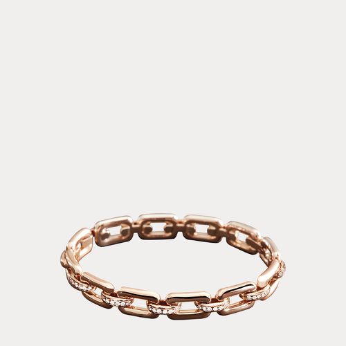Bracelet jonc en or rose pavé - Ralph Lauren - Modalova