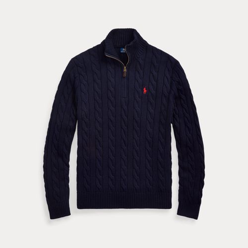 Pull demi-zippé en coton torsadé - Polo Ralph Lauren - Modalova