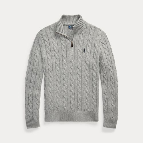 Pull demi-zippé en coton torsadé - Polo Ralph Lauren - Modalova