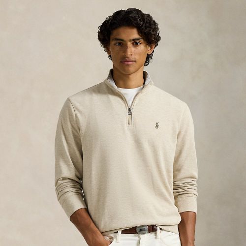 Pull demi-zippé en jersey luxueux - Polo Ralph Lauren - Modalova