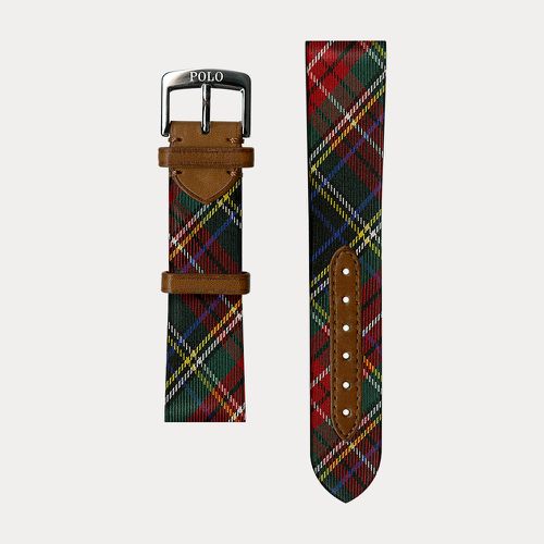 Bracelet de montre à motif tartan - Polo Ralph Lauren - Modalova