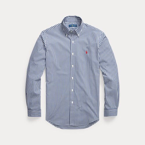 Chemise popeline suédée coupe ajustée - Polo Ralph Lauren - Modalova