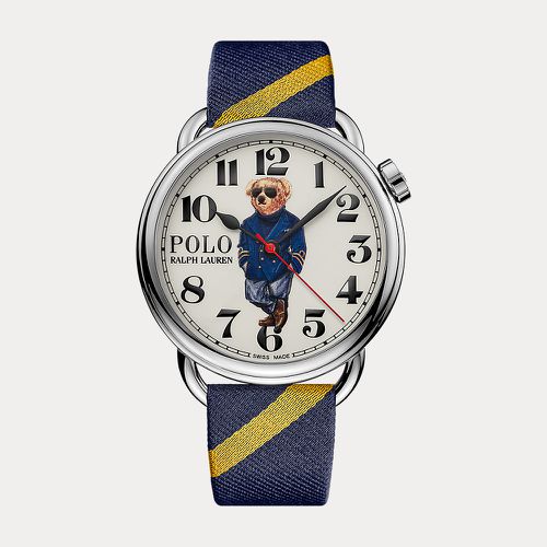 Montre Nautical Polo Bear 42MM en acier cadran blanc - Polo Ralph Lauren - Modalova