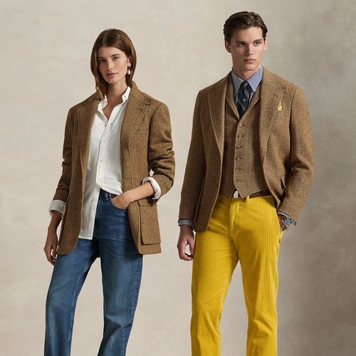 La veste RL67 à chevrons en tweed - Polo Ralph Lauren - Modalova
