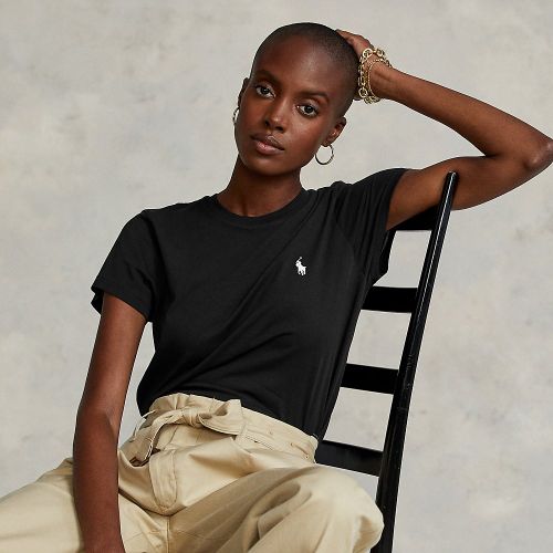 T-shirt à col rond en coton - Polo Ralph Lauren - Modalova
