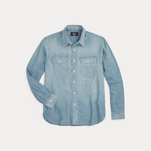 Chemise workwear chambray indigo - RRL - Modalova