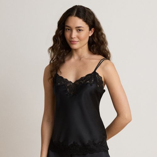 Pyjama caraco bordé de dentelle - Lauren - Modalova