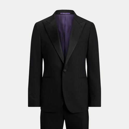 Smoking Gregory revers crantés en laine - Purple Label - Modalova