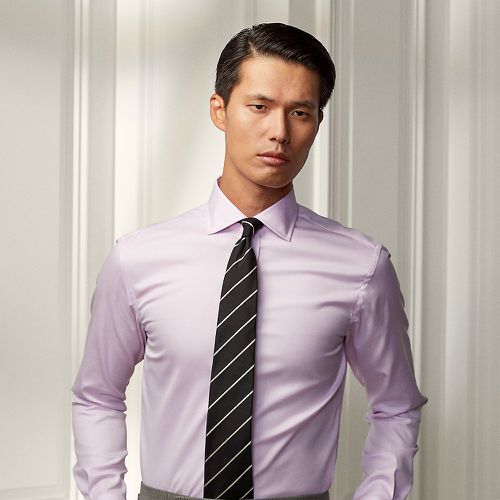 Chemise en sergé infroissable - Purple Label - Modalova