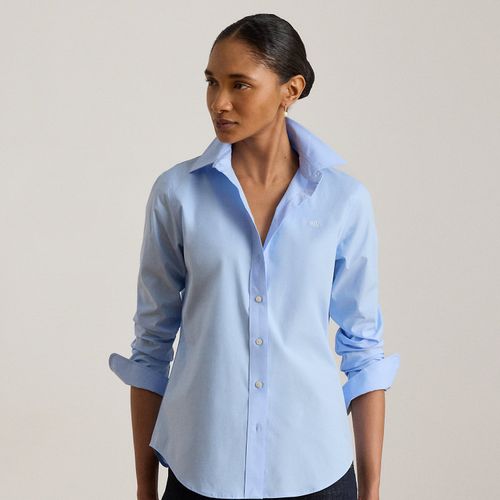 Petite - Chemise infroissable Classic Fit coton - Lauren Petite - Modalova