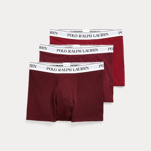 Lot de 3 boxers classiques coton stretch - Polo Ralph Lauren - Modalova