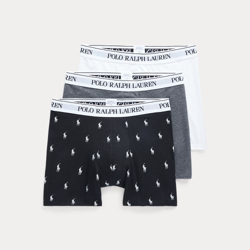 Lot de trois boxers en coton stretch - Polo Ralph Lauren - Modalova