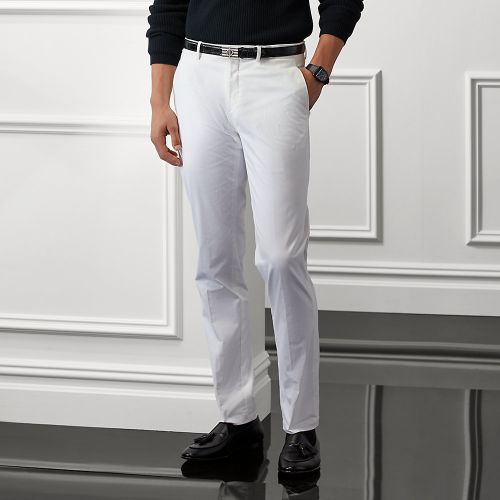 Pantalon en chino stretch Straight Fit - Purple Label - Modalova