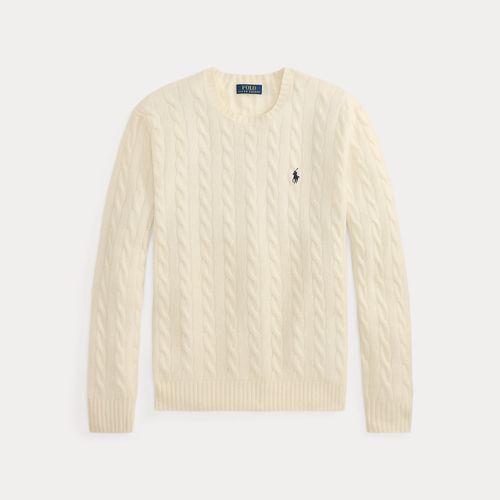 Pull à torsades en laine et cachemire - Polo Ralph Lauren - Modalova