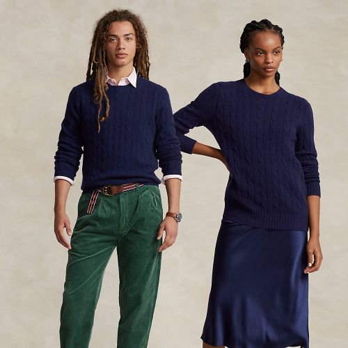 Le pull en cachemire torsadé iconique - Polo Ralph Lauren - Modalova