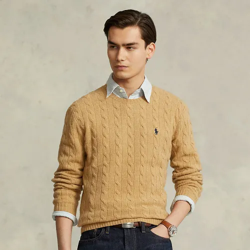 Pull torsadé en laine et cachemire - Polo Ralph Lauren - Modalova