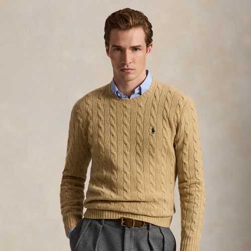 Pull à torsades en laine et cachemire - Polo Ralph Lauren - Modalova