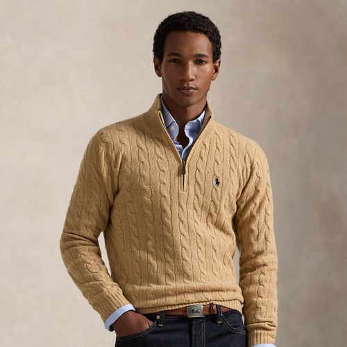 Pull torsadé demi-zippé - Polo Ralph Lauren - Modalova