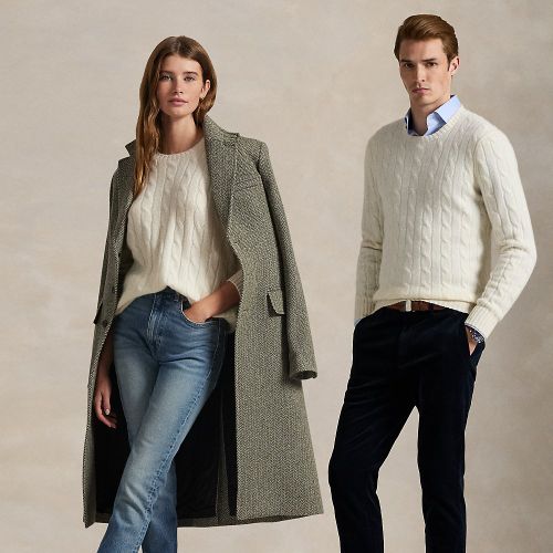 Le pull en cachemire torsadé iconique - Polo Ralph Lauren - Modalova
