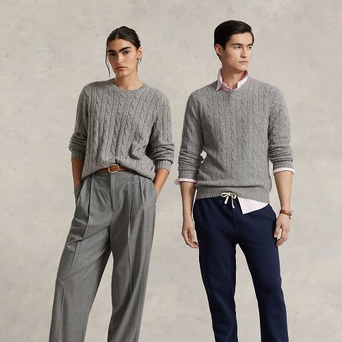 Le pull en cachemire torsadé iconique - Polo Ralph Lauren - Modalova