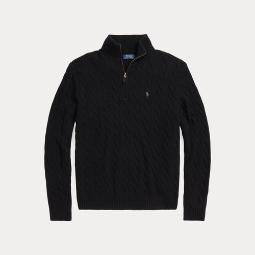 Pull torsadé demi-zippé - Polo Ralph Lauren - Modalova