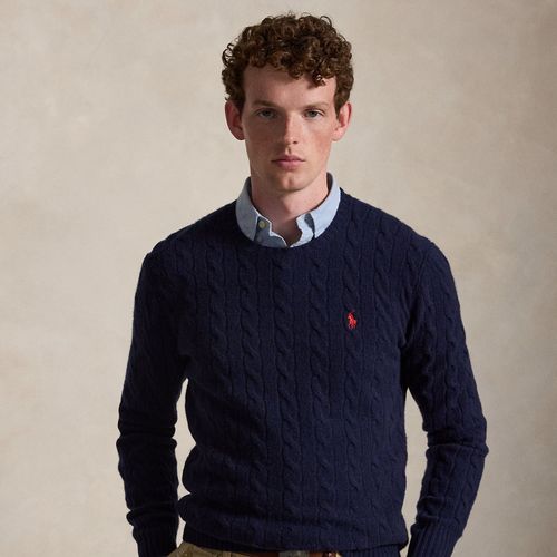 Pull à torsades en laine et cachemire - Polo Ralph Lauren - Modalova