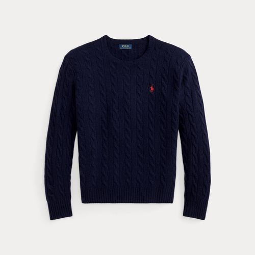 Pull à torsades en laine et cachemire - Polo Ralph Lauren - Modalova