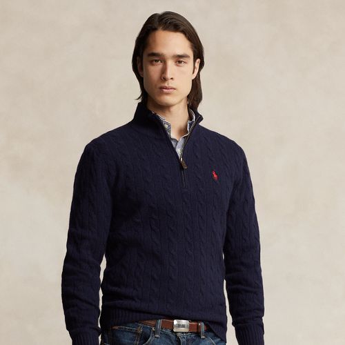 Pull torsadé demi-zippé - Polo Ralph Lauren - Modalova