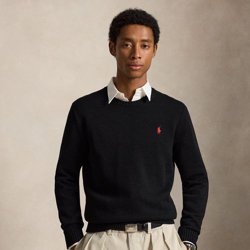 Pull col rond en coton - Polo Ralph Lauren - Modalova