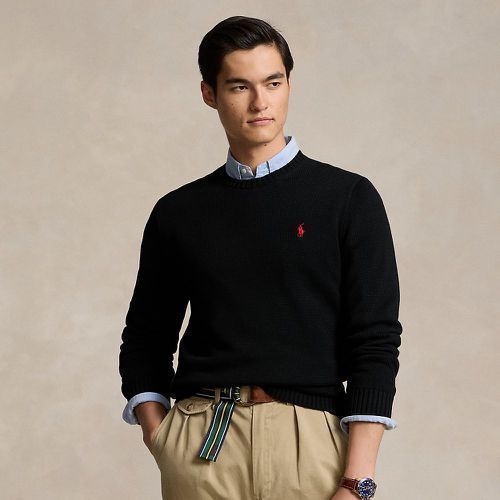 Pull col rond en coton - Polo Ralph Lauren - Modalova