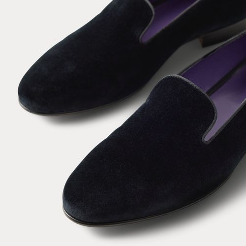 Chaussons Alonzo en velours - Purple Label - Modalova