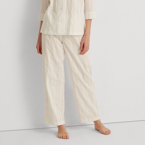 Pyjama 7/8 rayé en coton - Lauren - Modalova
