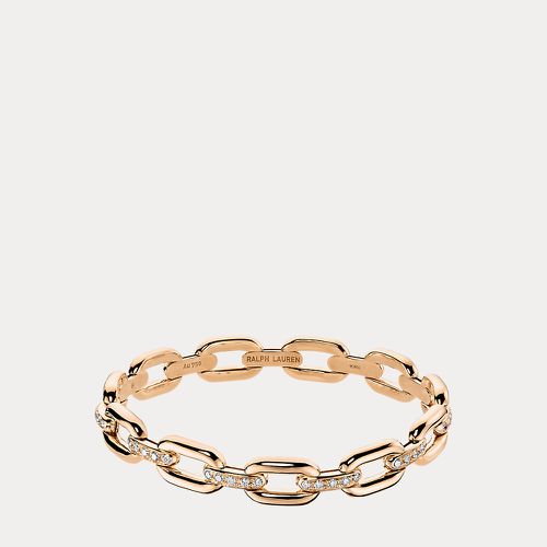 Bracelet à chaîne en or rose pavé de diamants - Ralph Lauren - Modalova
