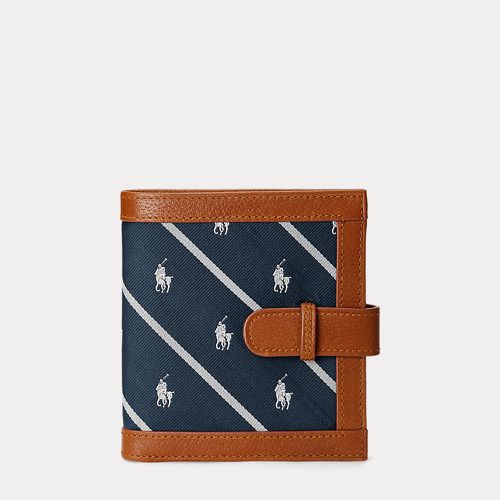 Portefeuille en jacquard bordé de cuir - Polo Ralph Lauren - Modalova