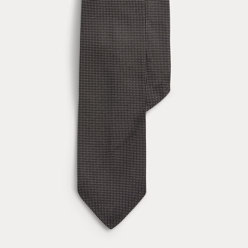 Cravate étroite petits points soie - Polo Ralph Lauren - Modalova
