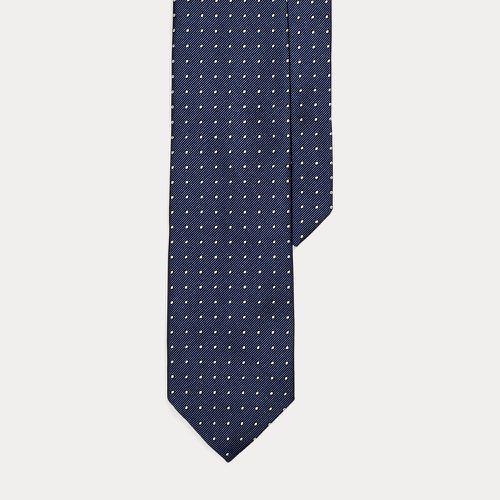 Cravate étroite à pois reps de soie - Polo Ralph Lauren - Modalova