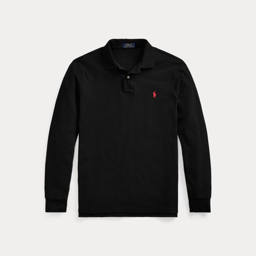 Grandes Tailles - Polo manches longues en coton piqué - Big & Tall - Modalova