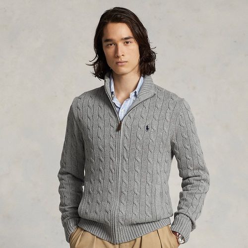 Pull entièrement zippé en coton torsadé - Polo Ralph Lauren - Modalova