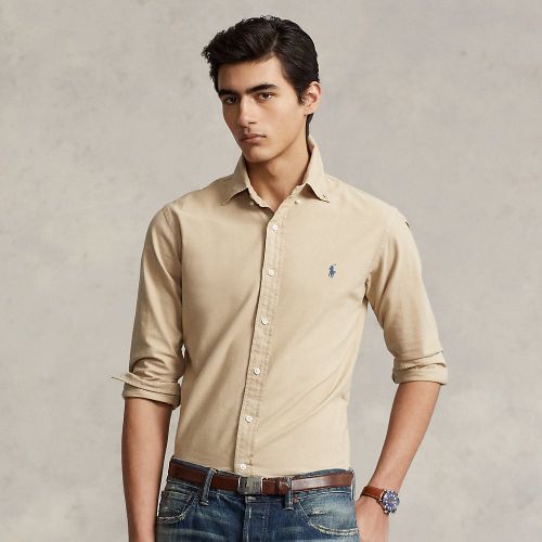 Chemise Oxford ajustée teinte en pièce - Polo Ralph Lauren - Modalova