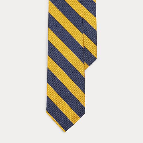 Cravate étroite reps de soie rayé - Polo Ralph Lauren - Modalova