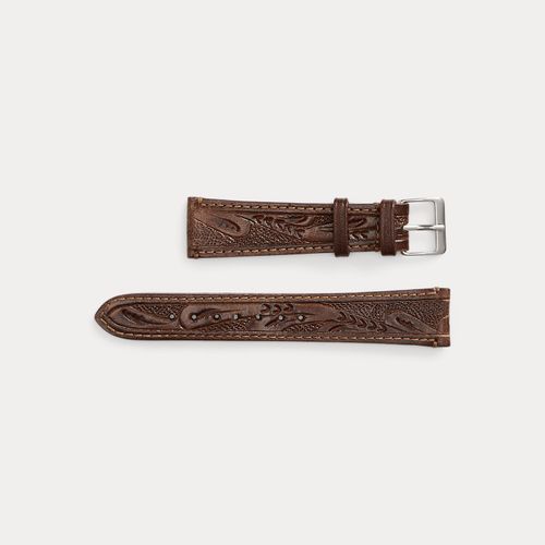 Bracelet de montre en cuir repoussé main - RRL - Modalova