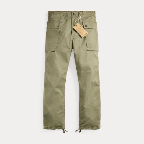 Pantalon cargo de treillis à chevrons - RRL - Modalova