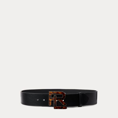 Ceinture large RL en cuir de vachette - Collection - Modalova