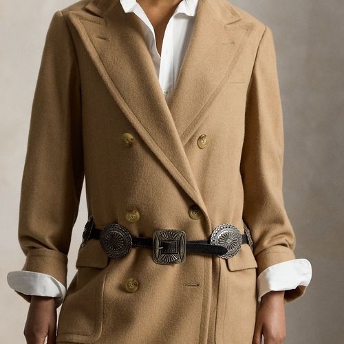 Ceinture en cuir à finitions en métal - Polo Ralph Lauren - Modalova